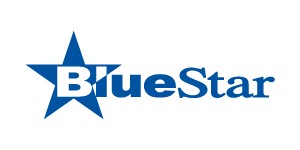 Logo BlueStar, patrocinador del foro infochannel