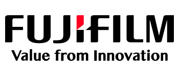 Logo Fujifilm, patrocinador del foro infochannel